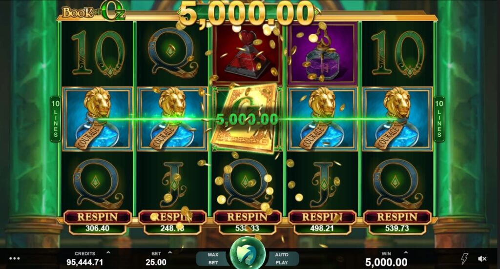 book of oz slot